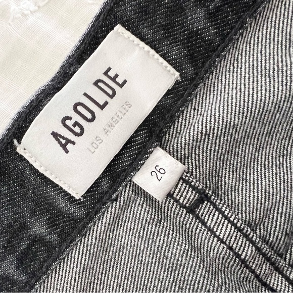 AGOLDE Fran Jeans in Ditch Size 26 Women's Black Jeans - Picture 3 of 12
